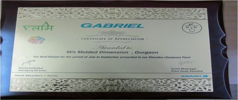 Best KAIZEN Certificate